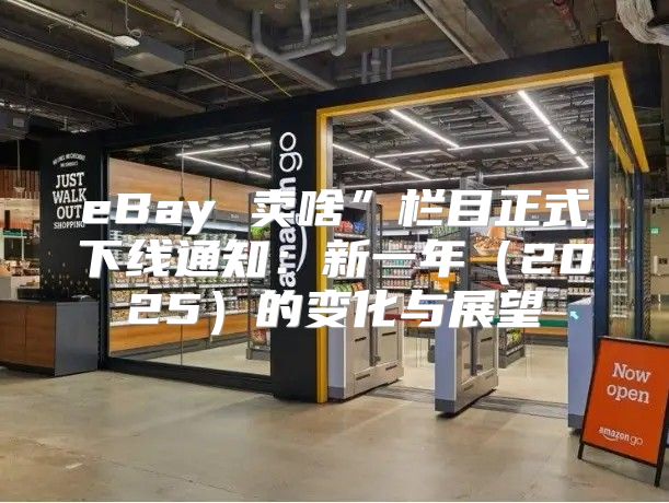 eBay 卖啥”栏目正式下线通知：新一年2025的变化与展望