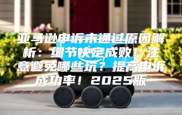 亚马逊申诉未通过原因解析：细节决定成败！注意避免哪些坑？提高申诉成功率！2025版