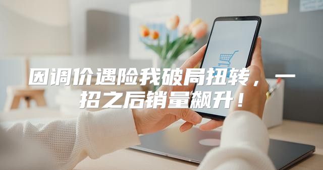 因调价遇险我破局扭转，一招之后销量飙升！