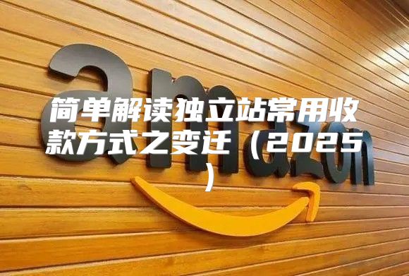 简单解读独立站常用收款方式之变迁2025