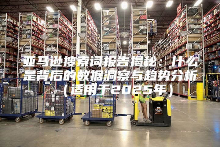 亚马逊搜索词报告揭秘：什么是背后的数据洞察与趋势分析适用于2025年