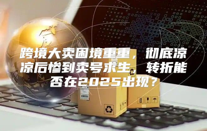跨境大卖困境重重，彻底凉凉后惨到卖号求生，转折能否在2025出现？