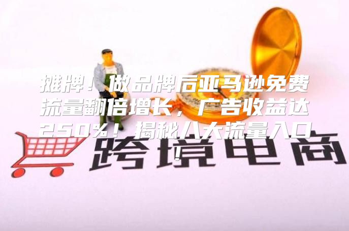摊牌！做品牌后亚马逊免费流量翻倍增长，广告收益达250%！揭秘八大流量入口！