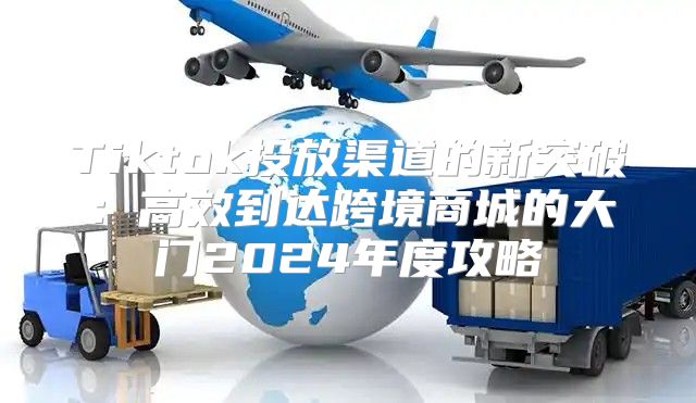 Tiktok投放渠道的新突破：高效到达跨境商城的大门2025年度攻略