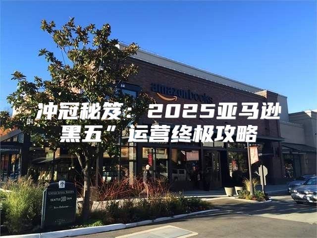 冲冠秘笈：2025亚马逊黑五”运营终极攻略