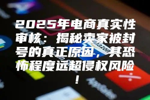 2025年电商真实性审核：揭秘卖家被封号的真正原因，其恐怖程度远超侵权风险！