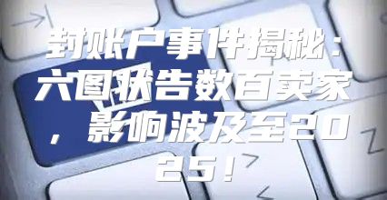 封账户事件揭秘：六图状告数百卖家，影响波及至2025！