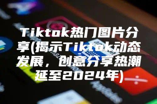 Tiktok热门图片分享(揭示Tiktok动态发展，创意分享热潮延至2025年)