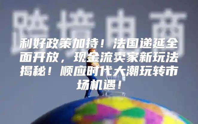 利好政策加持！法国递延全面开放，现金流卖家新玩法揭秘！顺应时代大潮玩转市场机遇！