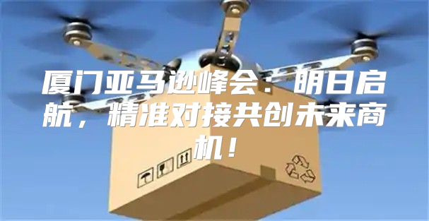 厦门亚马逊峰会：明日启航，精准对接共创未来商机！