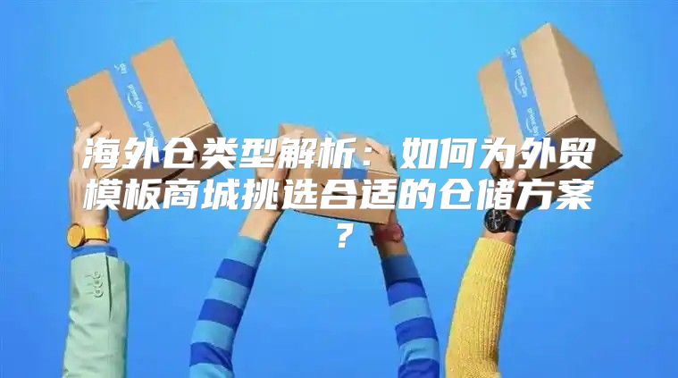 海外仓类型解析：如何为外贸模板商城挑选合适的仓储方案？