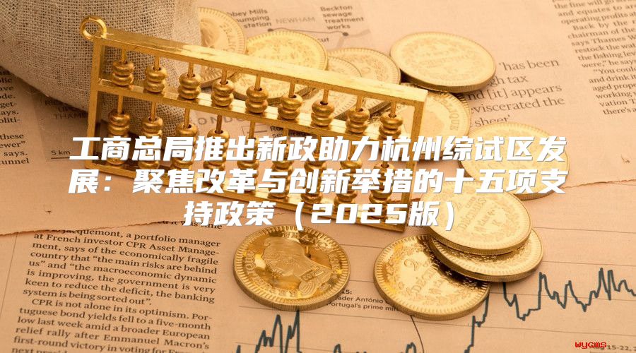 工商总局推出新政助力杭州综试区发展：聚焦改革与创新举措的十五项支持政策2025版
