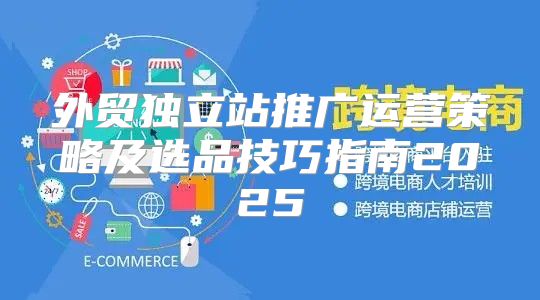 外贸独立站推广运营策略及选品技巧指南2025