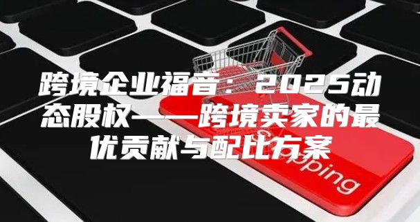 跨境企业福音：2025动态股权——跨境卖家的最优贡献与配比方案