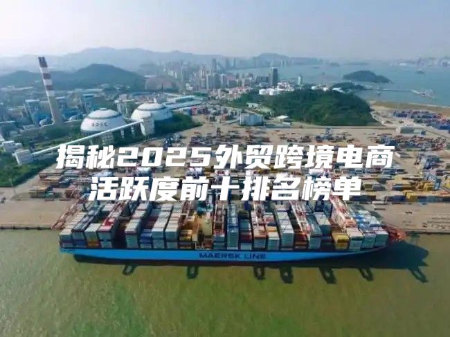 揭秘2025外贸跨境电商活跃度前十排名榜单