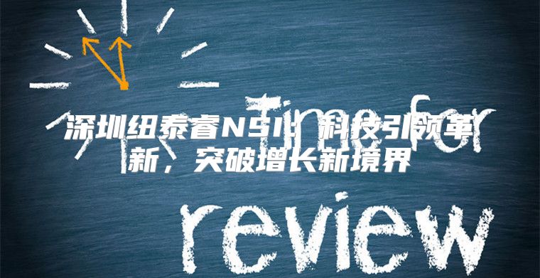 深圳纽泰睿NSI：科技引领革新，突破增长新境界