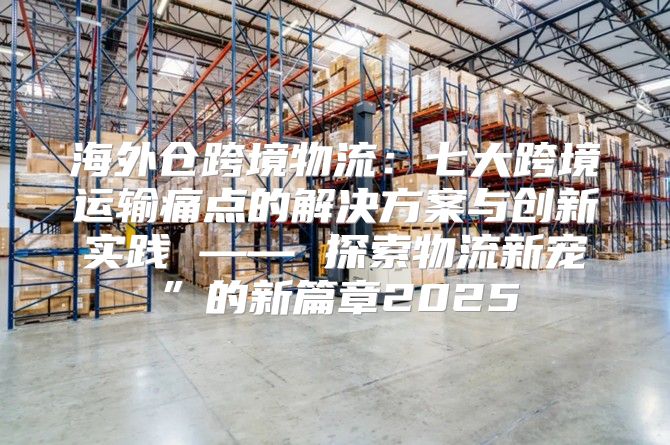 海外仓跨境物流：七大跨境运输痛点的解决方案与创新实践 —— 探索物流新宠”的新篇章2025