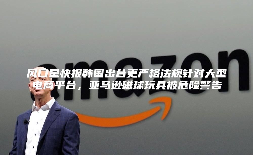 风口星快报韩国出台更严格法规针对大型电商平台，亚马逊磁球玩具被危险警告
