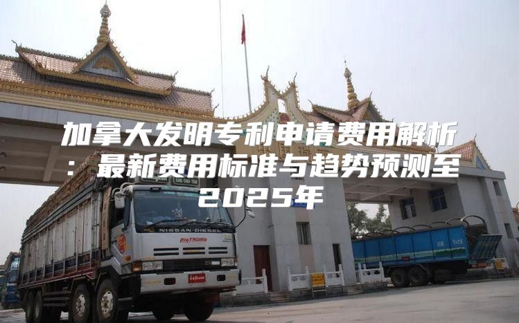 加拿大发明专利申请费用解析：最新费用标准与趋势预测至2025年