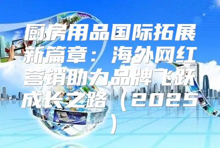 厨房用品国际拓展新篇章：海外网红营销助力品牌飞跃成长之路2025
