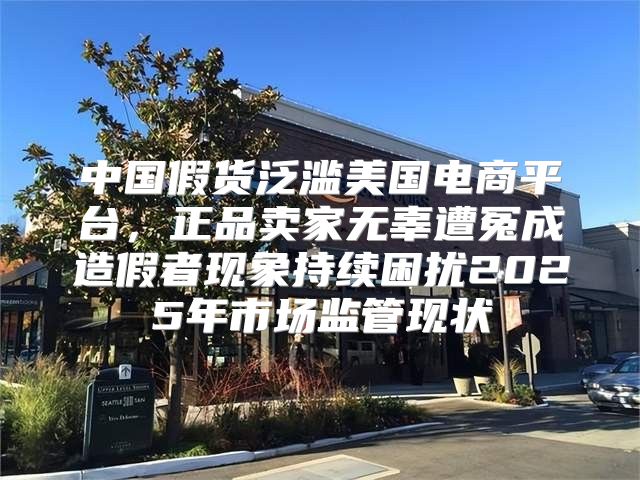 中国假货泛滥美国电商平台，正品卖家无辜遭冤成造假者现象持续困扰2025年市场监管现状