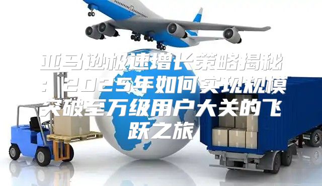 亚马逊极速增长策略揭秘：2025年如何实现规模突破至万级用户大关的飞跃之旅