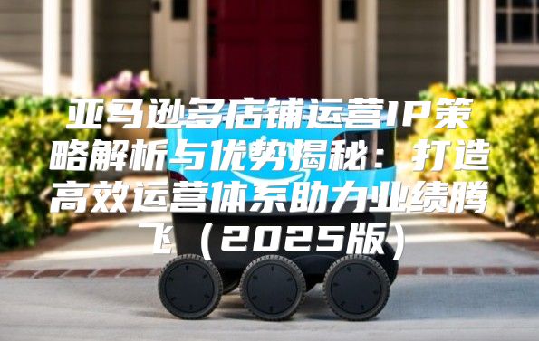 亚马逊多店铺运营IP策略解析与优势揭秘：打造高效运营体系助力业绩腾飞2025版