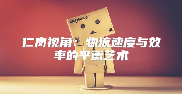 仁岗视角：物流速度与效率的平衡艺术