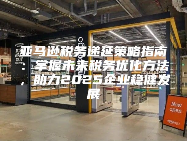 亚马逊税务递延策略指南：掌握未来税务优化方法，助力2025企业稳健发展