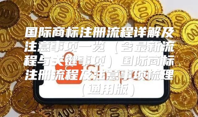 国际商标注册流程详解及注意事项一览含最新流程与关键事项国际商标注册流程及注意事项梳理通用版