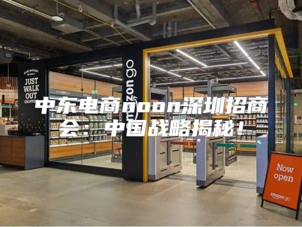 中东电商noon深圳招商会：中国战略揭秘！