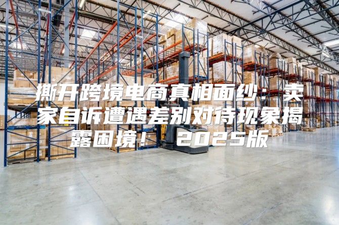 撕开跨境电商真相面纱：卖家自诉遭遇差别对待现象揭露困境！ 2025版