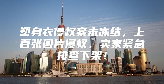 塑身衣侵权案未冻结，上百张图片侵权，卖家紧急排查下架！