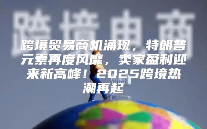 跨境贸易商机涌现，特朗普元素再度风靡，卖家盈利迎来新高峰！2025跨境热潮再起