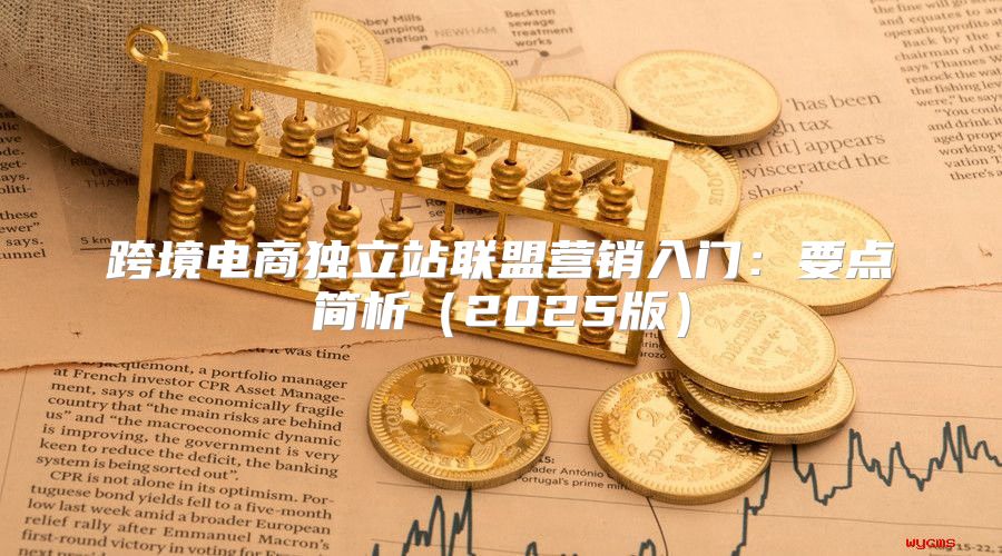 跨境电商独立站联盟营销入门：要点简析2025版