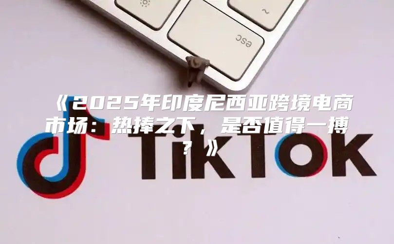 2025年印度尼西亚跨境电商市场：热捧之下，是否值得一搏？