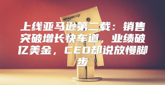 上线亚马逊第二载：销售突破增长快车道，业绩破亿美金，CEO却说放慢脚步