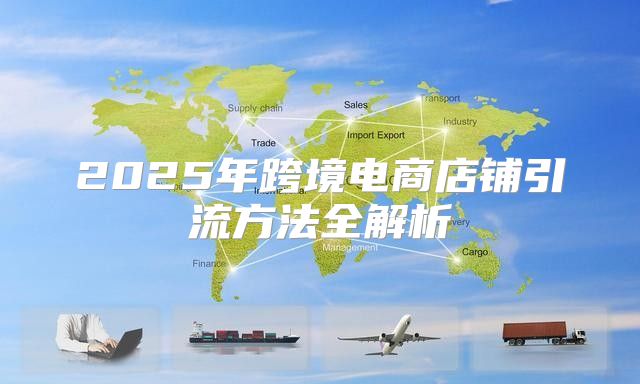 2025年跨境电商店铺引流方法全解析