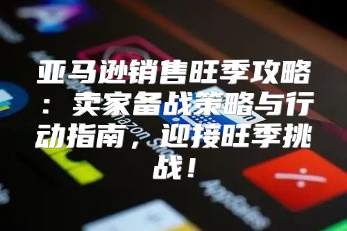 亚马逊销售旺季攻略：卖家备战策略与行动指南，迎接旺季挑战！