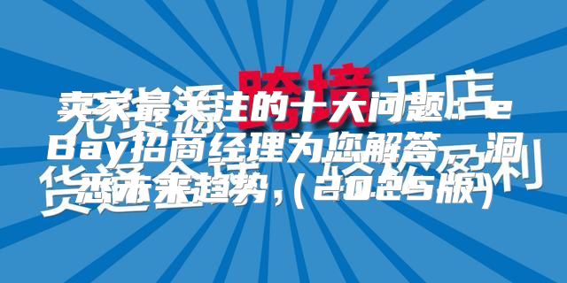 卖家最关注的十大问题：eBay招商经理为您解答，洞悉未来趋势2025版