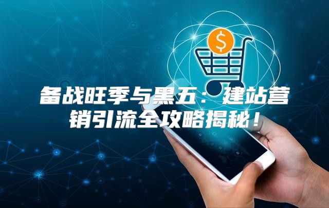备战旺季与黑五：建站营销引流全攻略揭秘！