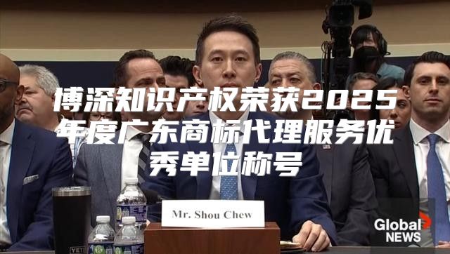 博深知识产权荣获2025年度广东商标代理服务优秀单位称号