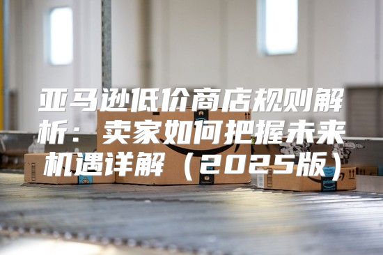 亚马逊低价商店规则解析：卖家如何把握未来机遇详解2025版