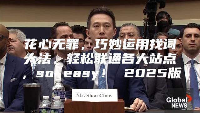 花心无罪，巧妙运用找词大法，轻松联通各大站点，so easy！ 2025版