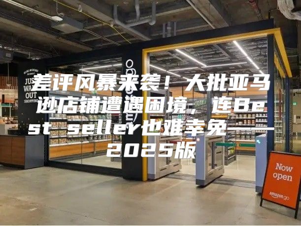 差评风暴来袭！大批亚马逊店铺遭遇困境，连Best seller也难幸免——2025版