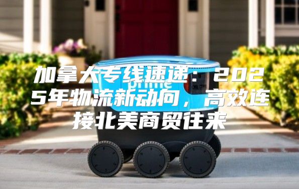 加拿大专线速递：2025年物流新动向，高效连接北美商贸往来