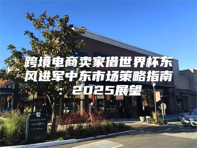 跨境电商卖家借世界杯东风进军中东市场策略指南：2025展望