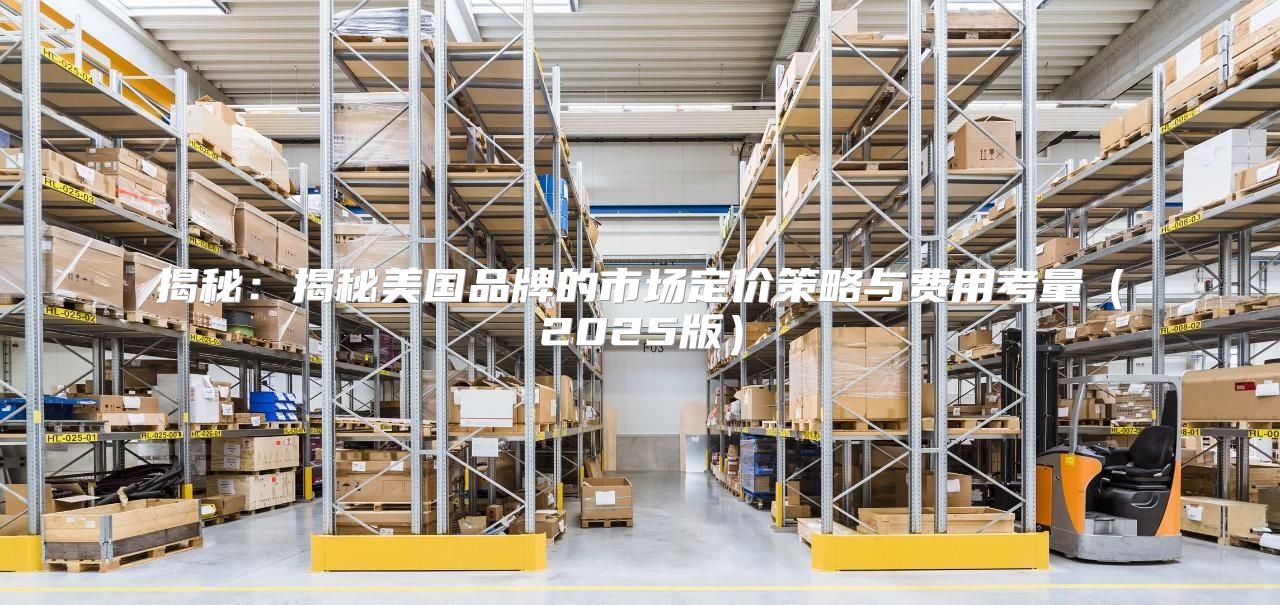 揭秘：揭秘美国品牌的市场定价策略与费用考量2025版