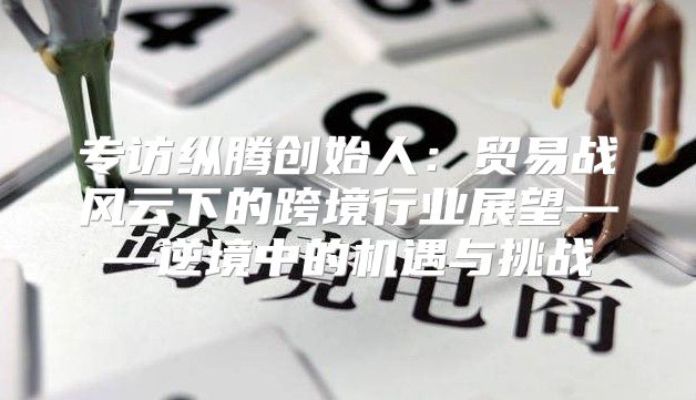 专访纵腾创始人：贸易战风云下的跨境行业展望——逆境中的机遇与挑战