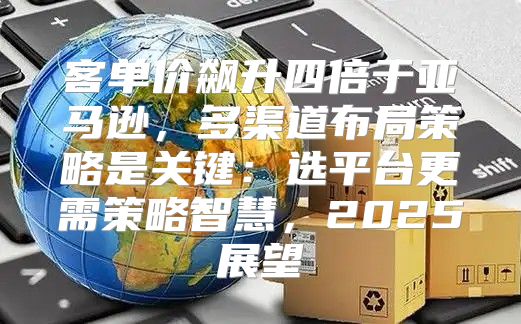 客单价飙升四倍于亚马逊，多渠道布局策略是关键：选平台更需策略智慧，2025展望
